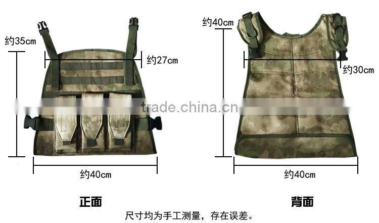 High quality durable buletproof military air soft tactical hunting gear cheap army combat vest military