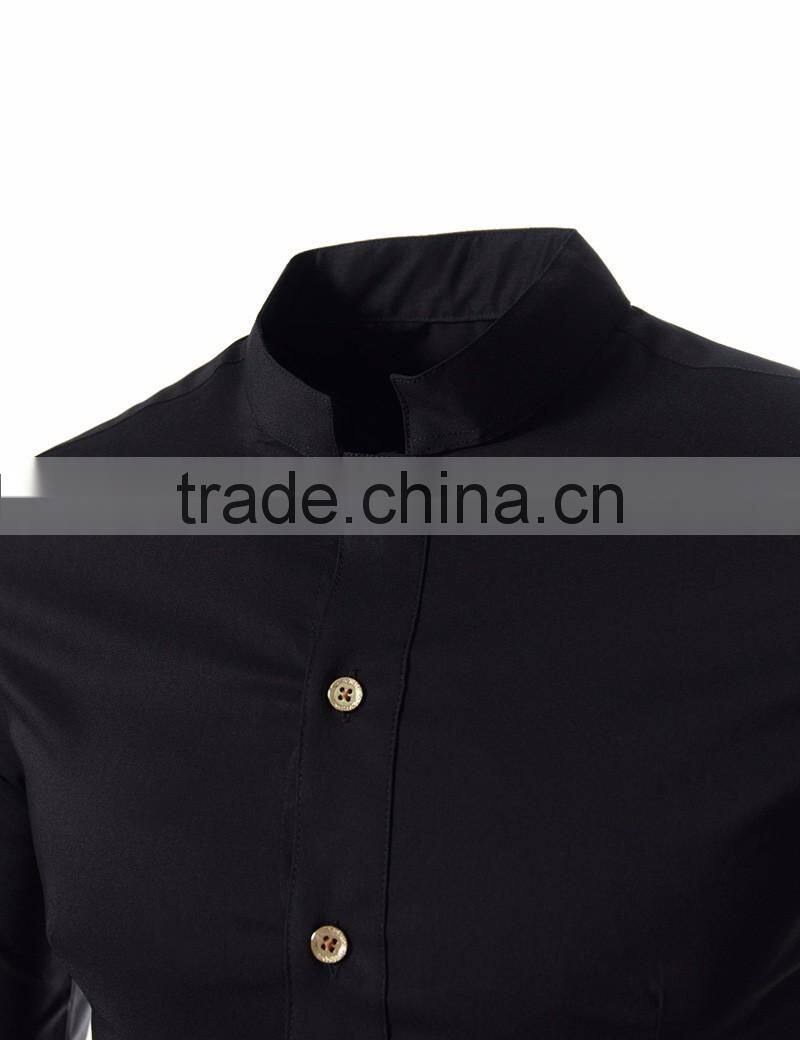 factory supply cheap long sleeve men white business dress shirt
