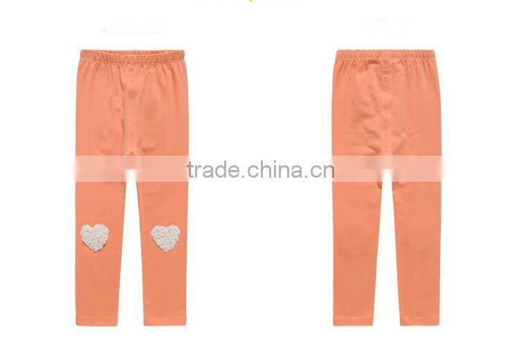 100% cotton healthy fabric cute girl baby leggings