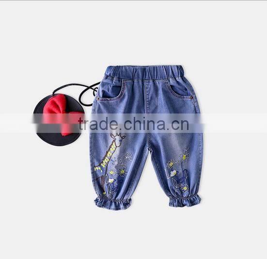 S60377B 2017 Hot sale Wholesale kids smart baby icing ruffle pants
