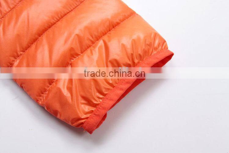 2016 OEM Fashion ultra light winter nylon down jackets / winter down jacket man /man down jackets with a bag