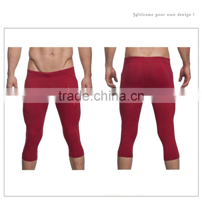 Custom Men Sublimation Design Comfortable Yoga Sport Tights/Gym Pants
