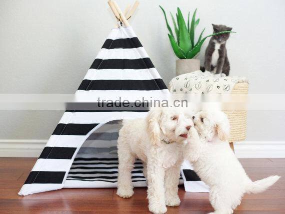 R1933H Good quality cheap oop pet dog cat teepee tent bed for sale