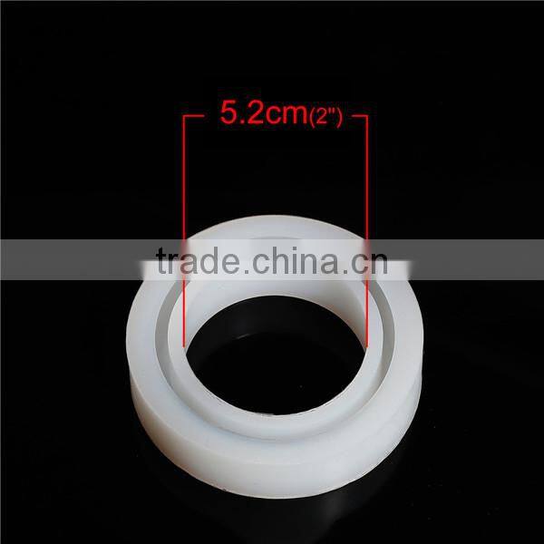Silicone Resin Mold Bracelet White 8.3cm Dia.