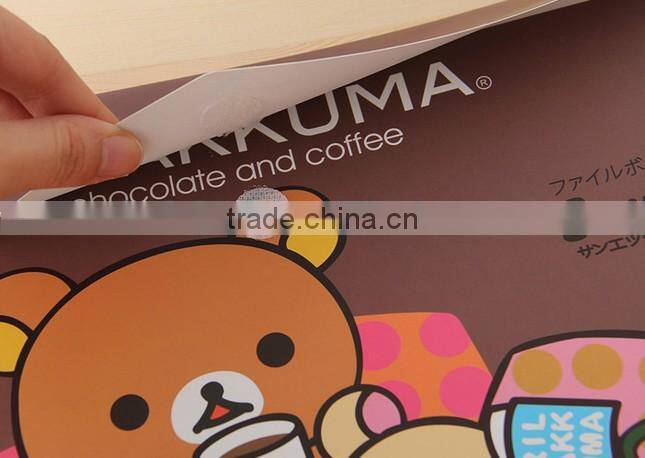 Colorful Paper Stationery/Envelop Document Plastic File Bag
