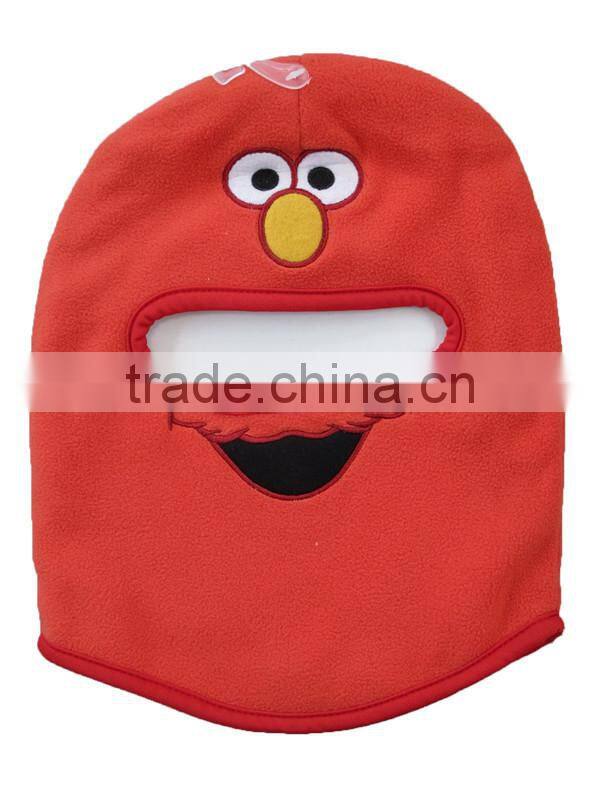 cartoon mask polar fleece face beanie hat