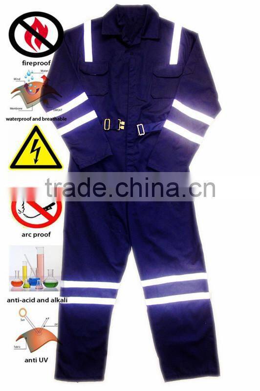 Mens and Womens 100% Cotton Fire Retardant Coverall Suit