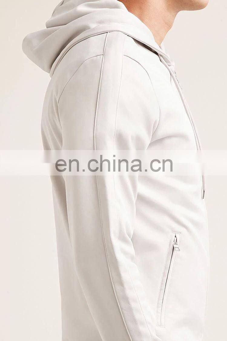 Wholesale Sports Style Casual Plain Blank Zip Up Hoodies For Men