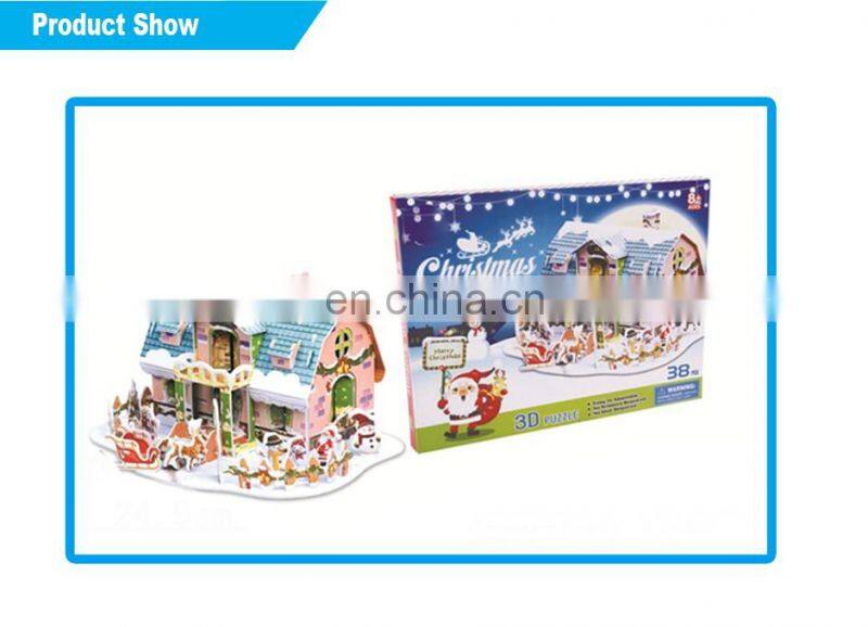 Guangdong wholesale Christmas products 3D puzzle diy toys