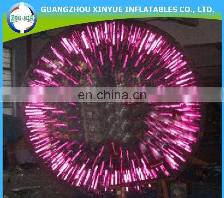 Excellent quality cheap inflatable shinning slide zorb ball