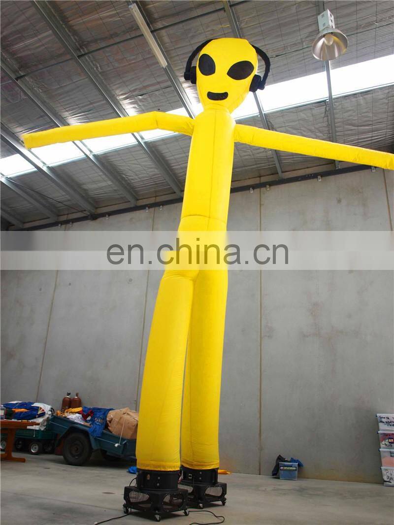 2017 Hot Sale inflatable fly guy man dancing puppet tube windy man single leg sky dancer