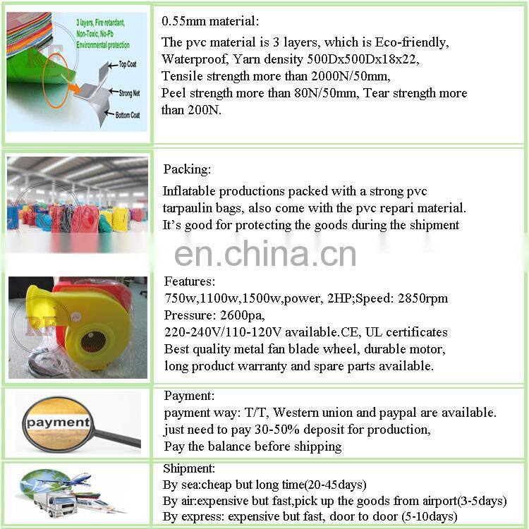 Top quality inflatable bouncy castle for kids IB83