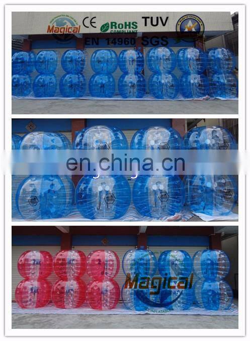 Hot inflatable body zorb bubble soccer ball bumper ball