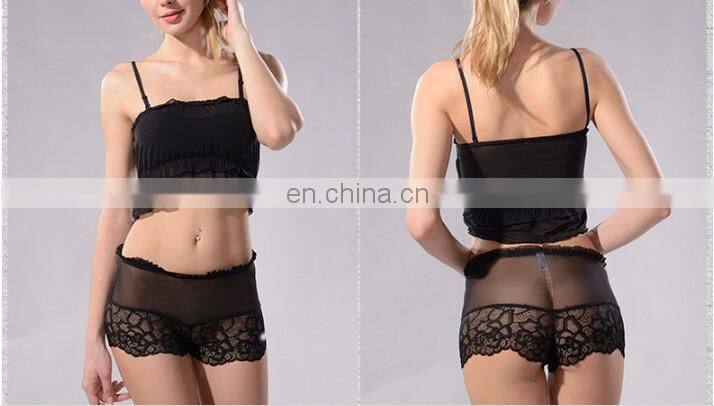 Viacin wholesale tank top set,women lingerie set