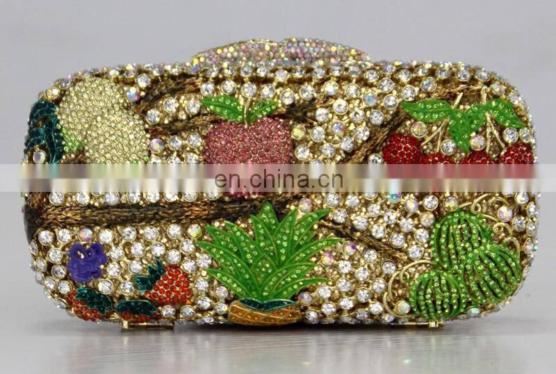 New arrival luxury crystal stones clutch evening bags,beaded evening bag for party bags