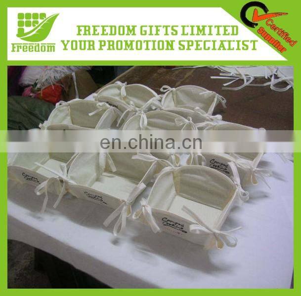 Customized Logo Promotional Cotton Storage Basket