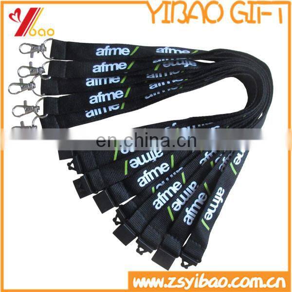 Alibaba wholesale custom polyester detachable cell phone neck lanyard