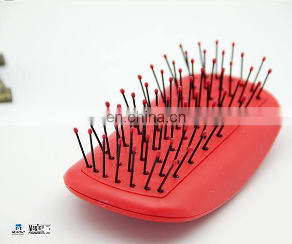 Colorful Comb Pin Brush Plastic Hair Brush