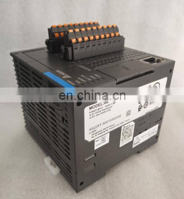 Original Delta PLC AS Module AS228T 24VDC 3.4W Programmable Logical Controller