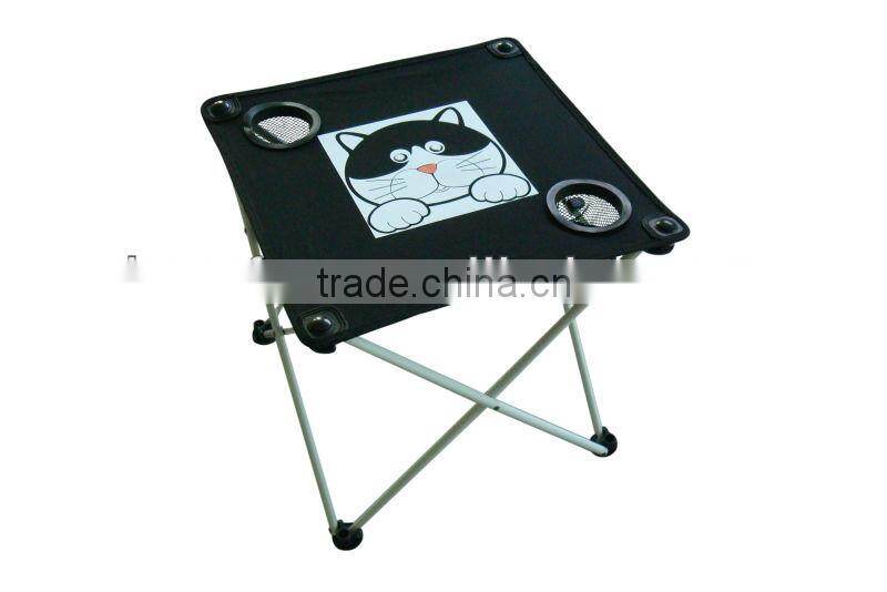 Children foldable table with animal characters design