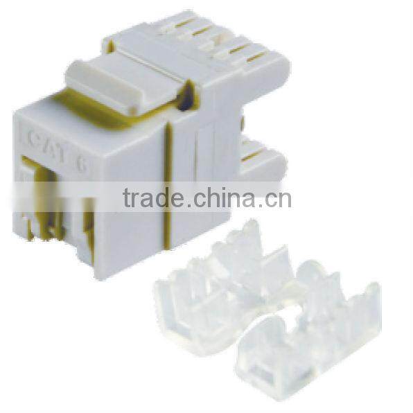 UTP cat6 tool-free keystone connect jack