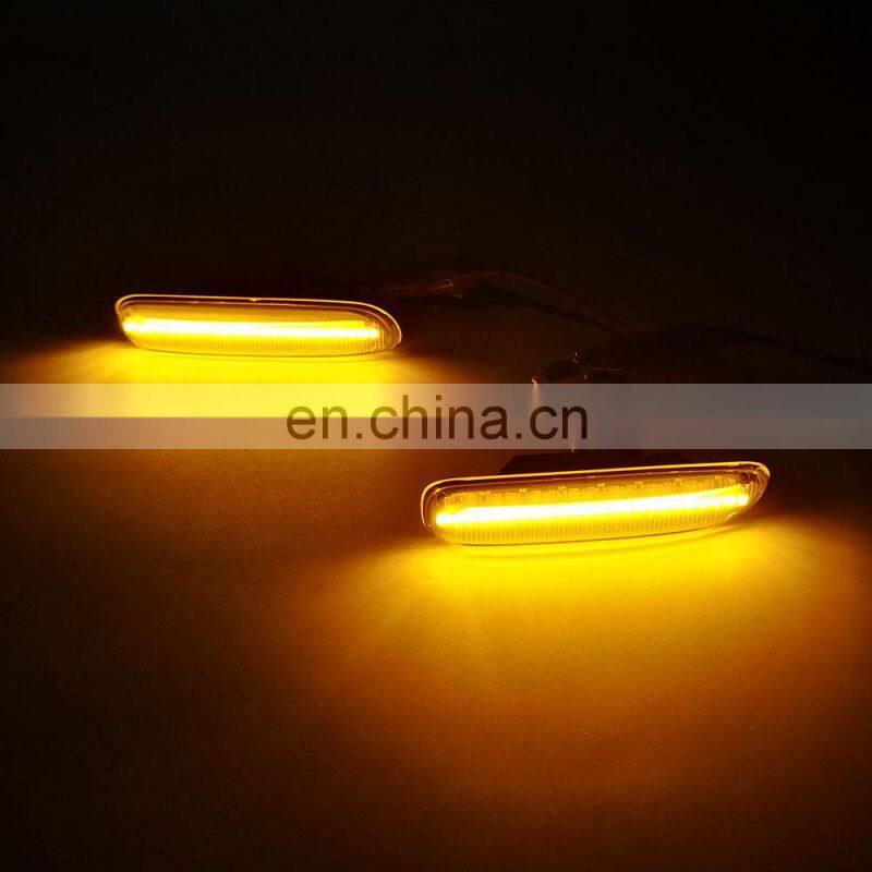 For BMW 3 Series E46 Sedan Coupe Wagon Convertible 1997-2001 Led Dynamic Turn Signal Light Side Fender Marker Sequential Lamp