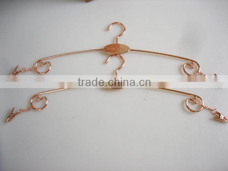 LM590 luxury metal bra display hangers