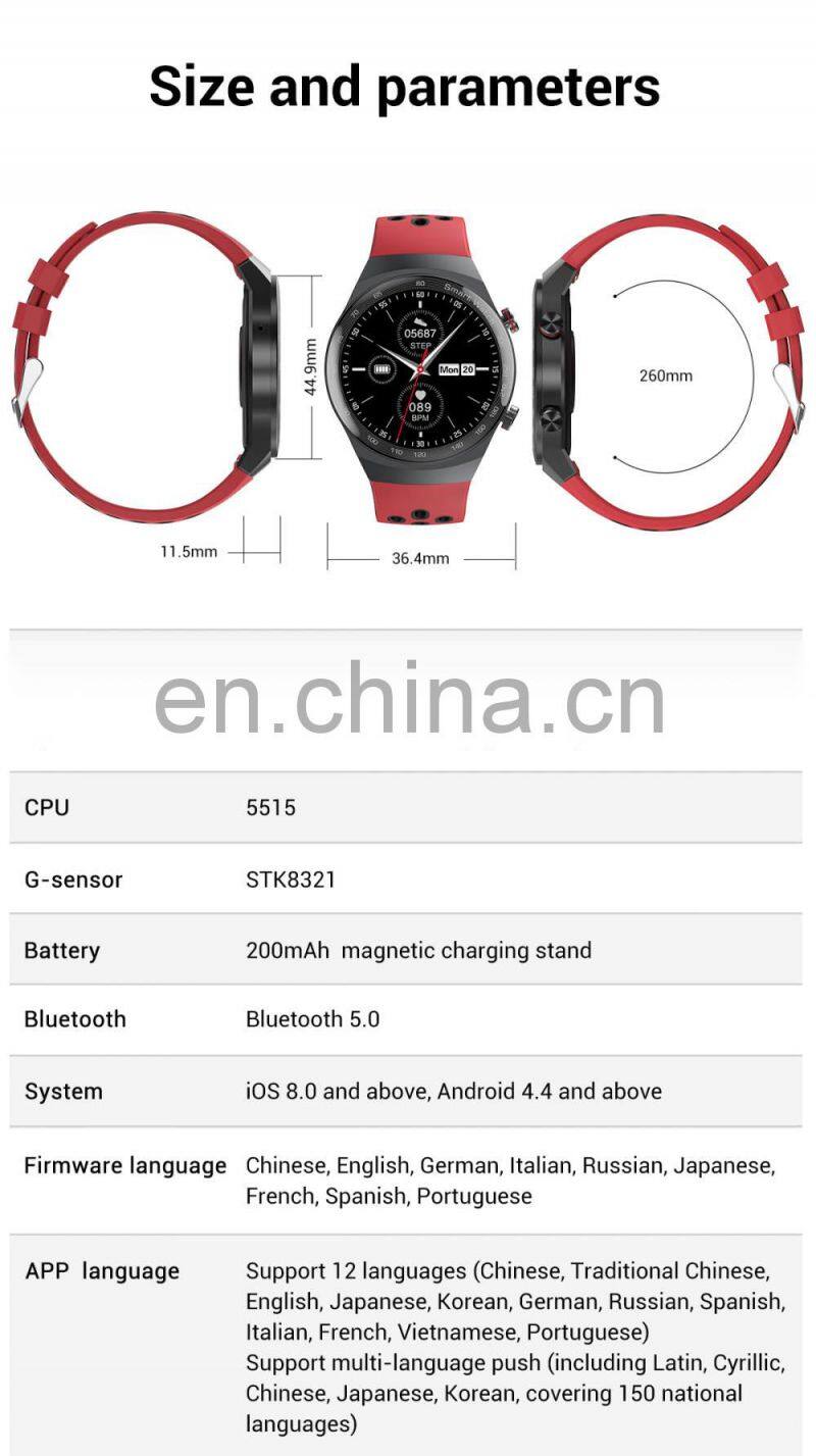 AK26 Blood Pressure BT Call Smart Watch Heart Rate Sleep Local Music Player AK26 Music Smartwatch