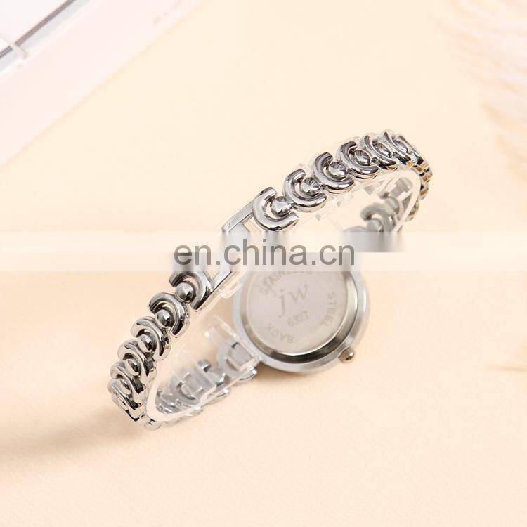 JW 6321 Fashionable Chain Stainless Steel Quartz Analog 2020 Bracelet Watch For Women