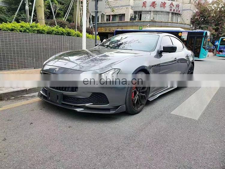 Runde Carbobn Fiber Material New Style Bodykit With Front Rear Lip Side Skirt Spoiler For Maserati Ghibli Body Kit