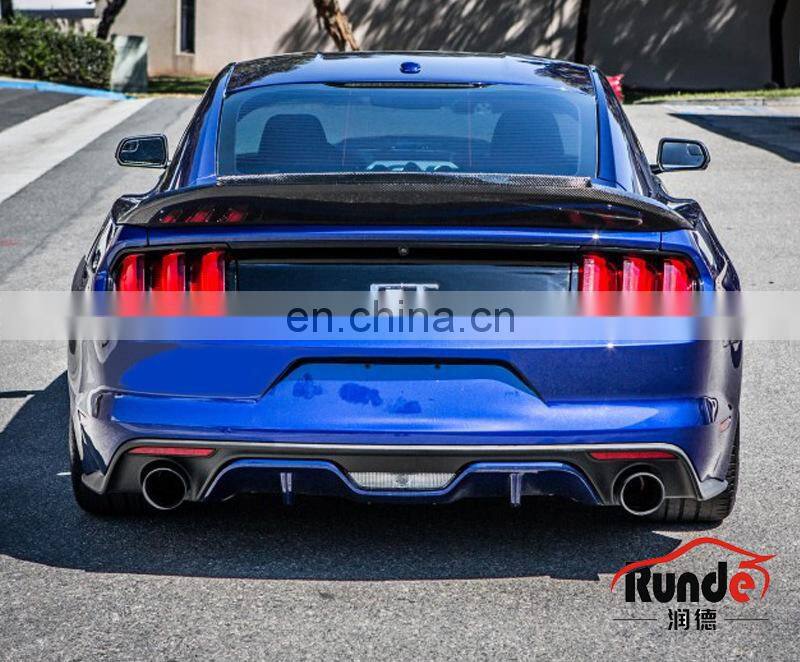 Runde Car Modification Parts Carbon Fiber Resin Material Trufiberya Rear Spoiler Suitable For 2015-2020 Ford Mustang rear spoiler