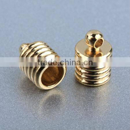 manufacture strong jewelry findings brass cord end