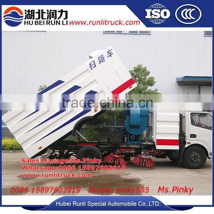 New Cheaper Price 7000Liters Street Cleaning Trucks Machine 7cbm Road Sweeper Trucks Hot Sales
