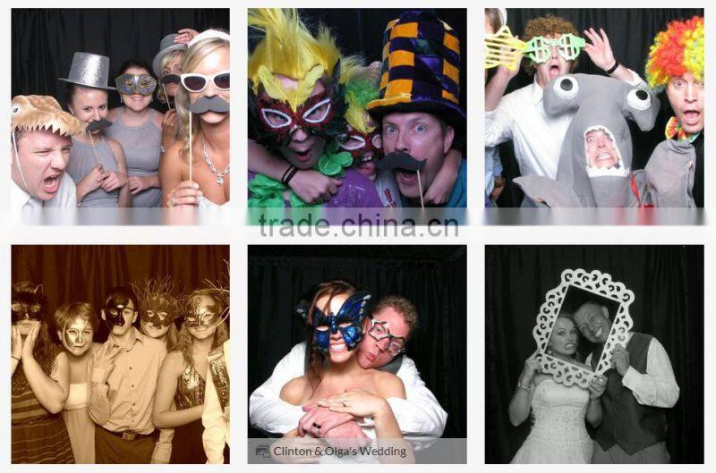 Hi-tech Touch Screen Wedding Photo Booth Rental With Wifi Facebook