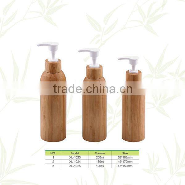 New design 120ml bamboo lotion bottle with high quality