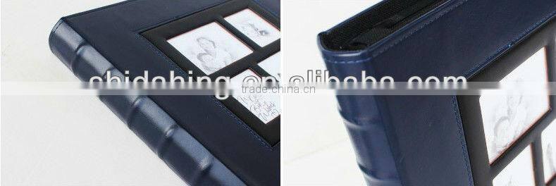 Leather photo album 4D 200 sheet 6 inch photo album