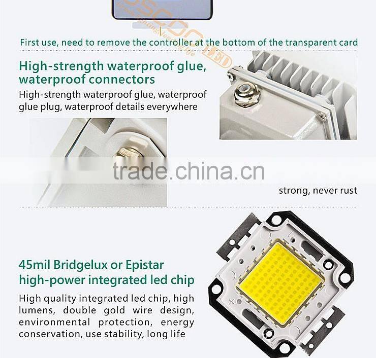 China Oscoo Colorful Light Hot-sale IP65 Die Casting Aluminium CE&Rohs 50 Watt RGB LED Flood Light Decorative Lighting Bar Light