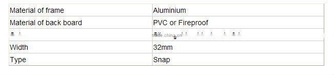 Advertising Open poster frame in elevator