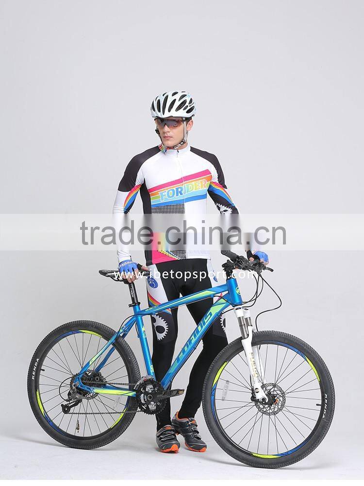 Wholesale custom sportswear latest design bicycle wear men custom cycling wear