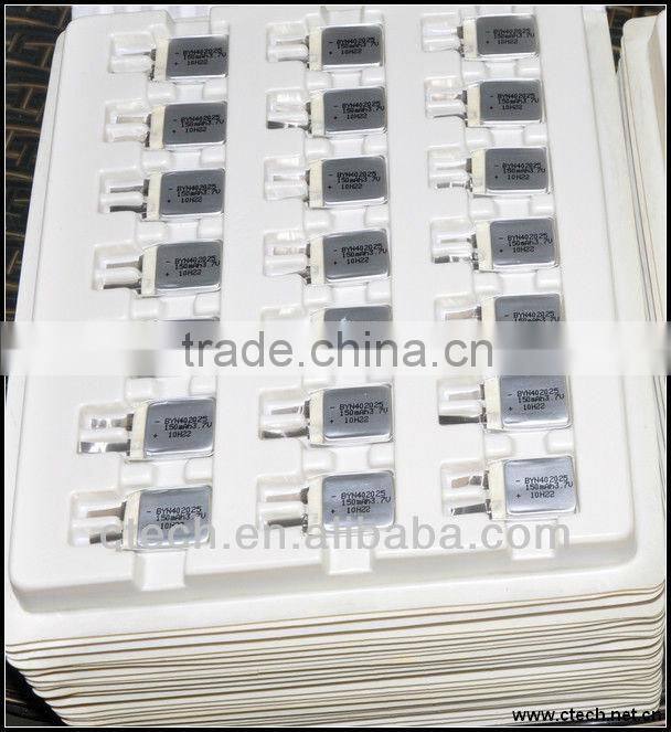 li-polymer LP402025 rechargeable battery
