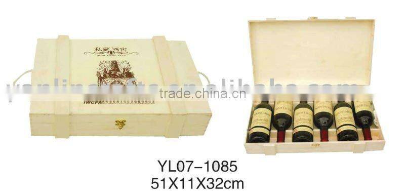 Customized wooden wine box