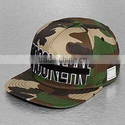Customize 3D embroidery australian leather brim snapback hats