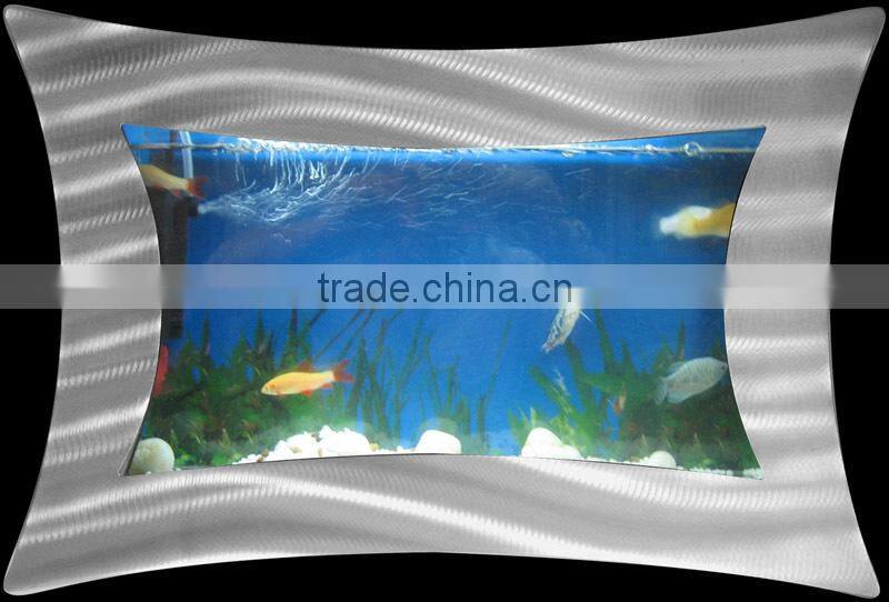 NEW ALUMINUM FRAME WALL HANGING AQUARIUM,WALL-MOUNTED AQUARIUM,WALL AQUARIUM FISH TANK