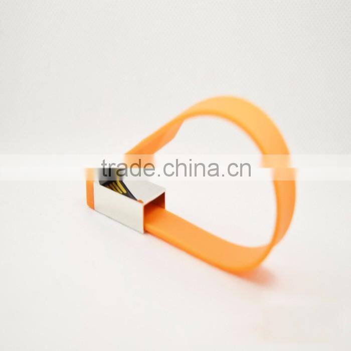 Shenzhen Colorful gift rubber wrist band usb flash pen drive
