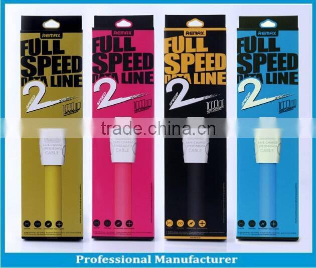 Remax Fast Speed USB 2.0 sync data cable flat cable