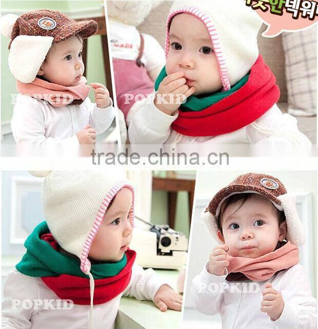 Acrylic Knitted Fashion Winter Baby Girls Scarf