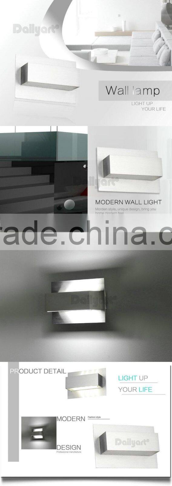 2015 Hot Sale CE and RoHS up down wall light saa