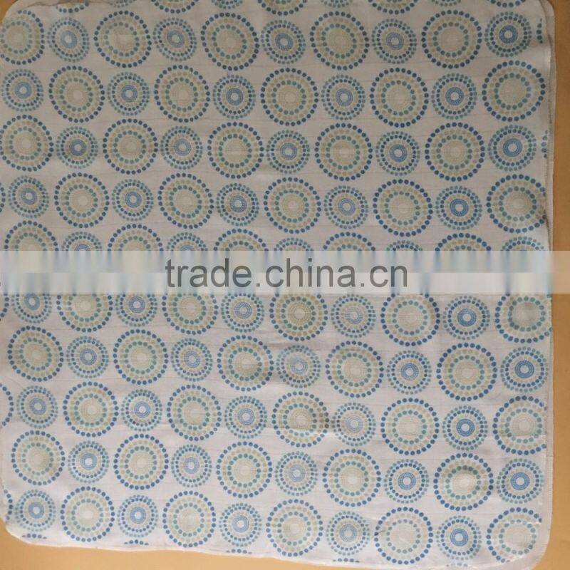 100% cotton print baby diaper 5pcs sets