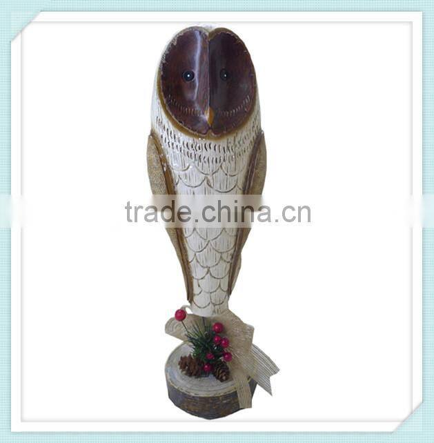 2014 best-selling christmas resin owl decoration