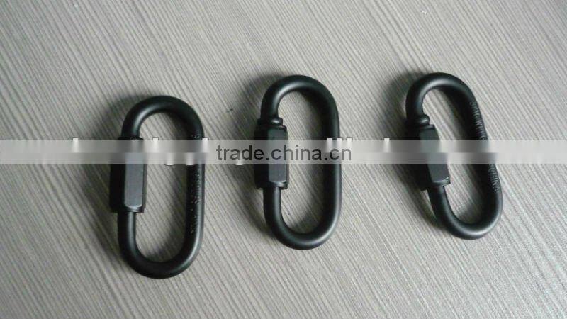 Rigging Hardware Black Plated Quick Link /Wire Rope Accesory